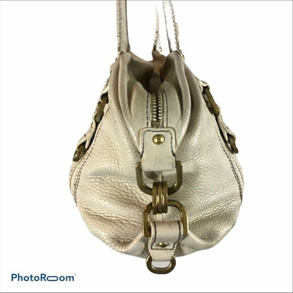 Kenneth Cole Off White Leather Shoulder Bag - Picture 4 of 11